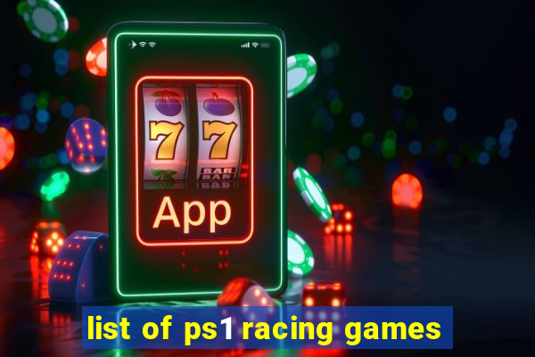 list of ps1 racing games